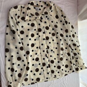 Hill Archer Polka Dot Blouse